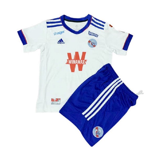 Camiseta Estrasburgo 2ª Niños 2020/21 Blanco